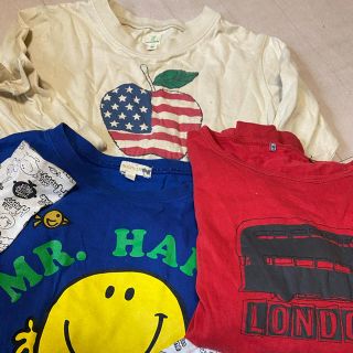 ユナイテッドアローズグリーンレーベルリラクシング(UNITED ARROWS green label relaxing)のgrin kids★125cm★長袖TシャツおまけTシャツ２枚付き(Tシャツ/カットソー)