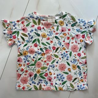 ザラキッズ(ZARA KIDS)の【美品】ZARA baby♡フリルTシャツ(Ｔシャツ)