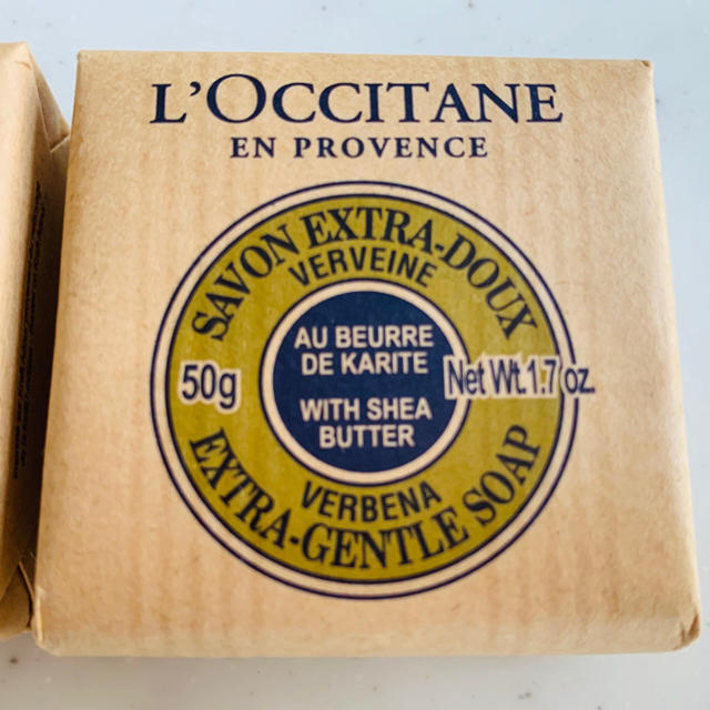 L'OCCITANE(ロクシタン)のロクシタン 石鹸 バーベナ 50g 2個 コスメ/美容のボディケア(ボディソープ/石鹸)の商品写真