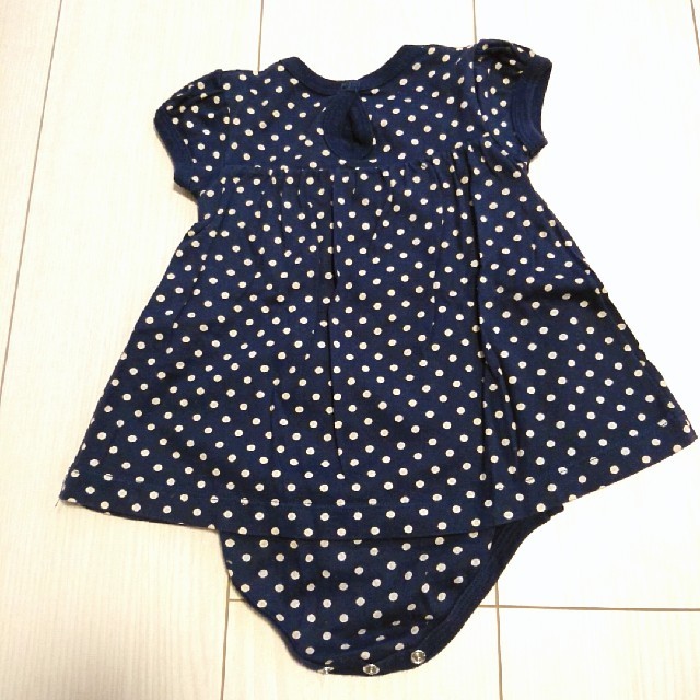 PETIT BATEAU(プチバトー)の週末sale⭐早い者勝ち⭐プチバトー ロンパース ワンピース キッズ/ベビー/マタニティのベビー服(~85cm)(ロンパース)の商品写真