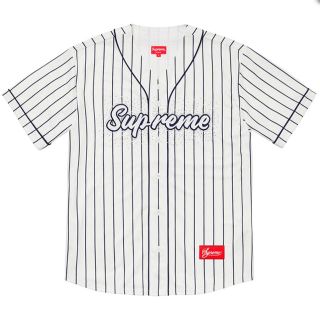 シュプリーム(Supreme)の【XL】Supreme Rhinestone Baseball Jersey(ジャージ)