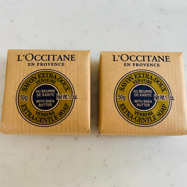 L'OCCITANE(ロクシタン)のロクシタン 石鹸 バーベナ 50g 2個 コスメ/美容のボディケア(ボディソープ/石鹸)の商品写真