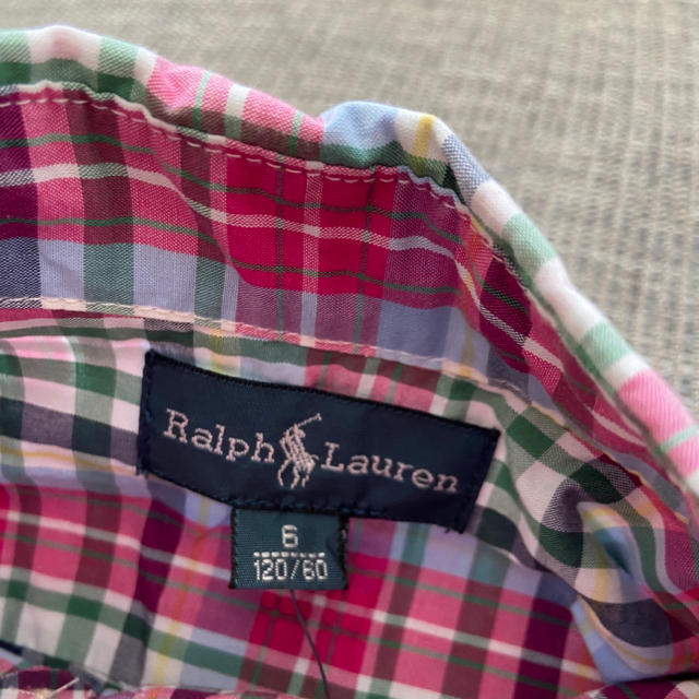 Ralph Lauren(ラルフローレン)の【新品タグ付】ラルフローレンチェックシャツ キッズ/ベビー/マタニティのキッズ服男の子用(90cm~)(ブラウス)の商品写真