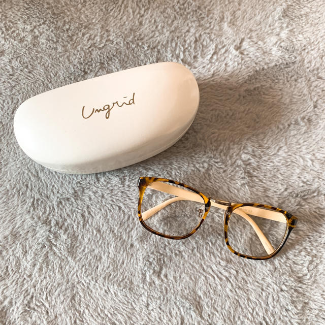 Ungrid(アングリッド)の新品🤓ungridだてめがね レディースのファッション小物(サングラス/メガネ)の商品写真