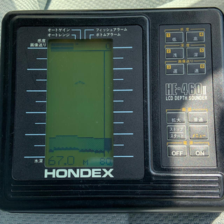 ホンデックス HONDEX HE-460Ⅱ 魚群探知機 魚探の通販 by sai's shop 