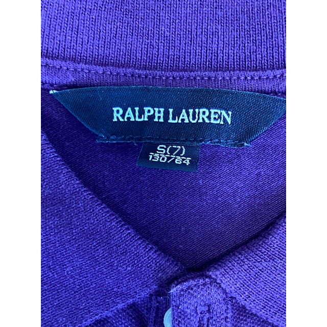 Ralph Lauren(ラルフローレン)のRalph  Lauren 130サイズ　ポロシャツ　紫 キッズ/ベビー/マタニティのキッズ服女の子用(90cm~)(その他)の商品写真