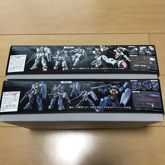 BANDAI(バンダイ)のガンダム　「ガンダムMk-II」エゥーゴ仕様、ティターンズ仕様　2個セット エンタメ/ホビーのおもちゃ/ぬいぐるみ(プラモデル)の商品写真