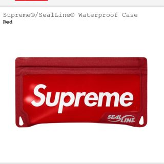 シュプリーム(Supreme)のsupreme sealine ケース レッド 新品未使用(その他)