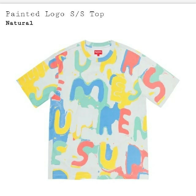 シュプリーム Supreme ペインテッドロゴ Tシャツpainted