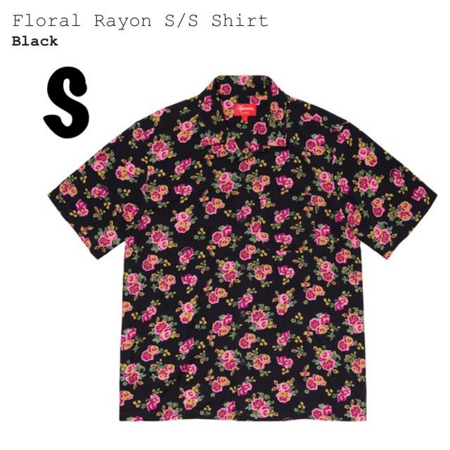 Supreme Floral Rayon S/S Shirt Sサイズトップス