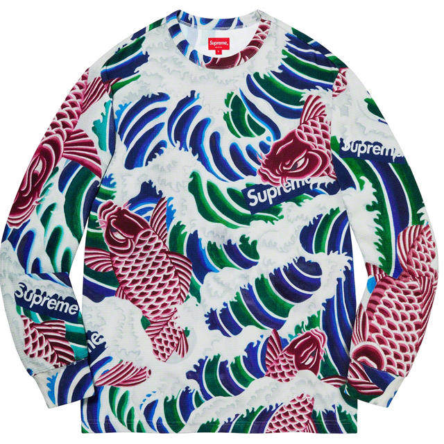 Supreme Waves L/S Top multicolor Lサイズ