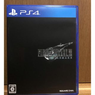 プレイステーション4(PlayStation4)の週末セール　「美品」ファイナルファンタジーVII リメイク PS4(家庭用ゲームソフト)