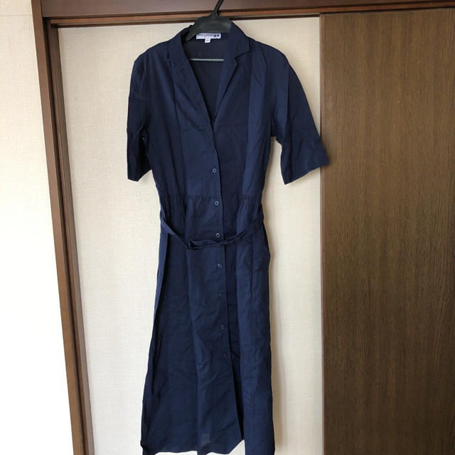 UNIQLO(ユニクロ)のユニクロ　イネス　コラボ　ワンピース　紗栄子着用 レディースのワンピース(ひざ丈ワンピース)の商品写真