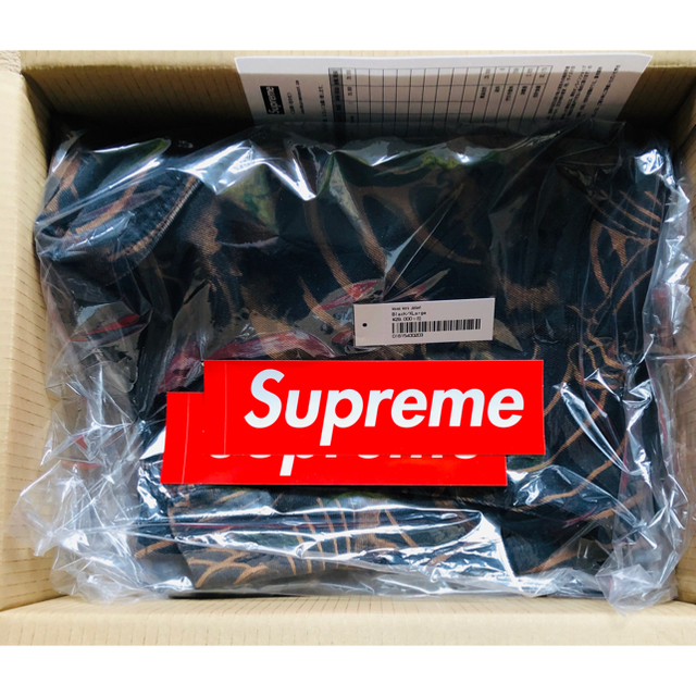 Supreme(シュプリーム)の【XL】Supreme Waves Work Jacket メンズのジャケット/アウター(Gジャン/デニムジャケット)の商品写真