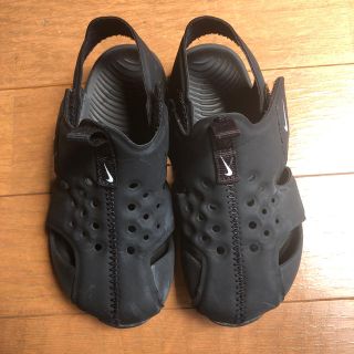 ナイキ(NIKE)のナイキ　キッズサンダル　15センチ　黒(サンダル)