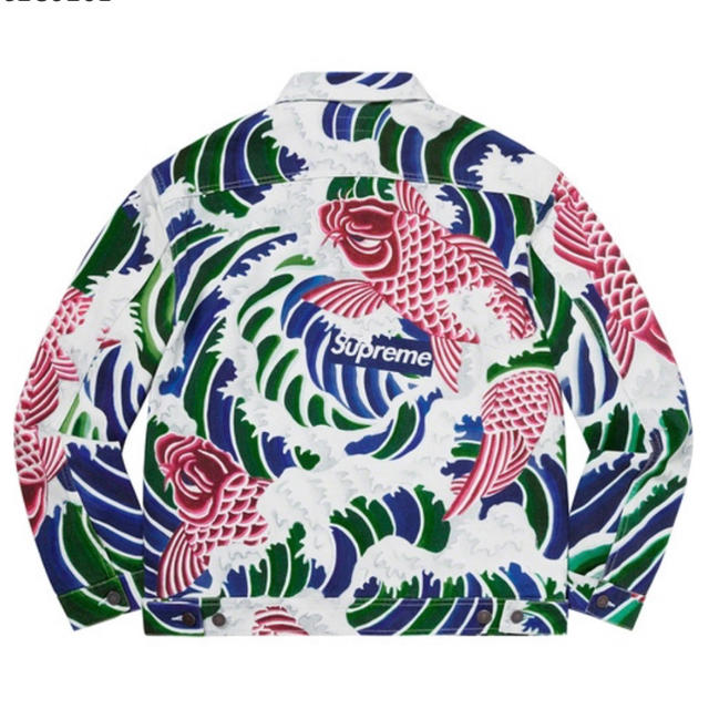 Supreme(シュプリーム)のLサイズ Supreme Waves Work Jacket メンズのジャケット/アウター(Gジャン/デニムジャケット)の商品写真