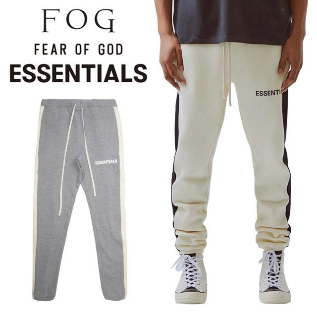 FEAR OF GOD(フィアオブゴッド)のFOG Essentials Sweatpants  ホワイト　L メンズのパンツ(その他)の商品写真