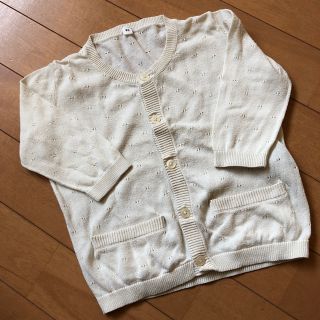 ムジルシリョウヒン(MUJI (無印良品))の無印良品　カーディガン　女の子　針抜き　90サイズ　(カーディガン)