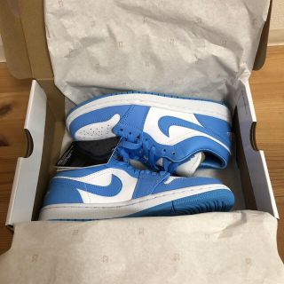 ナイキ(NIKE)のNIKE WMNS AIR JORDAN 1 LOW  UNC スニーカー(スニーカー)