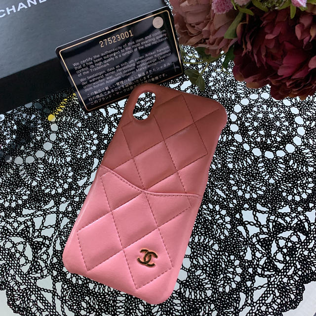 ☆美品☆ 本日のみ出品 CHANEL iPhoneXS用 携帯ケース