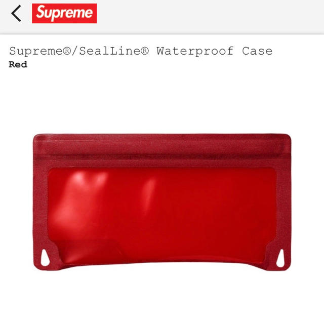 Supreme(シュプリーム)のSupreme Sealline Waterproof Case メンズのバッグ(その他)の商品写真