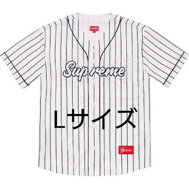 Supreme20ss week14 Baseball Jersey 白L 送込