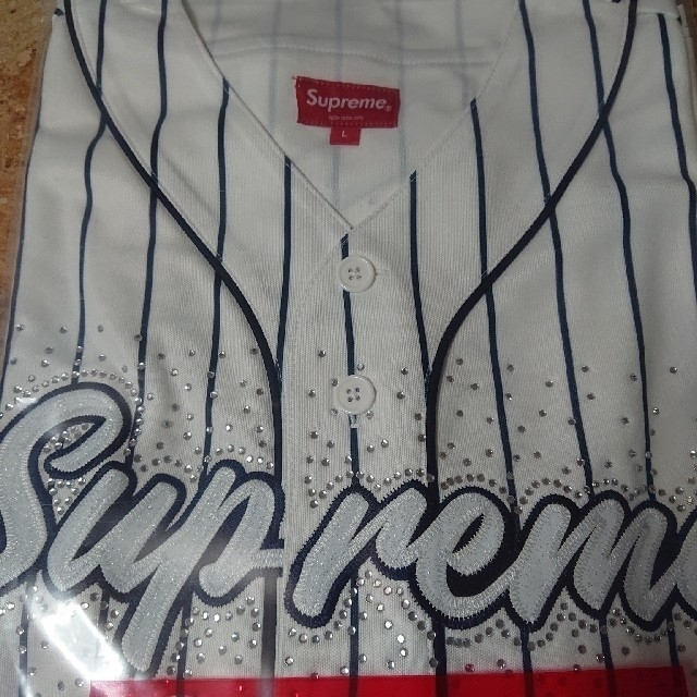 Supreme20ss week14 Baseball Jersey 白L 送込