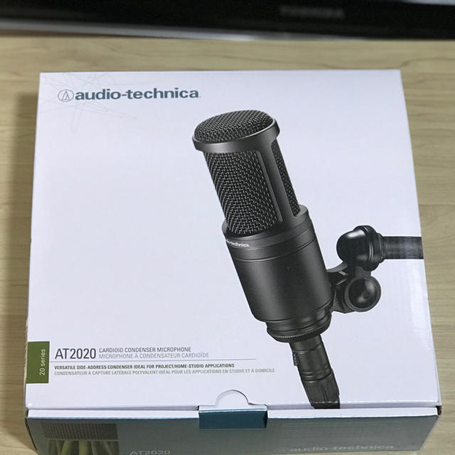 AT2020 audio-technica 高品質 コンデンサマイク
