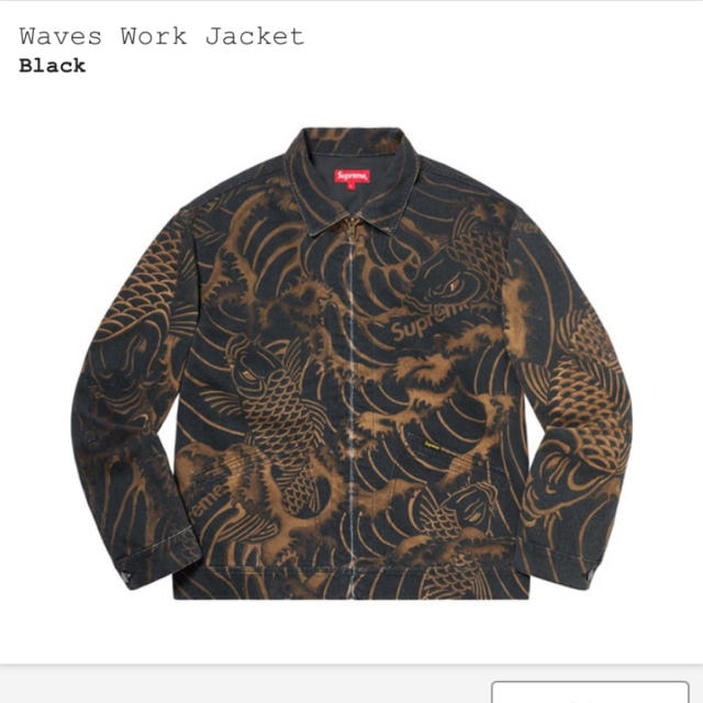 Supreme(シュプリーム)のSupreme Waves Work Jacket L メンズのジャケット/アウター(ブルゾン)の商品写真