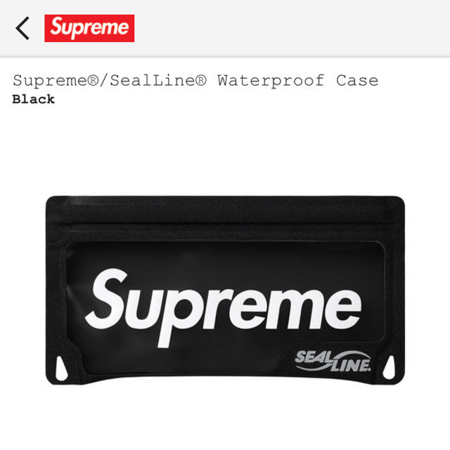 Supreme SealLine Waterproof Case Blackのサムネイル