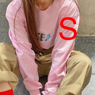 シー(SEA)のWIND AND SEA L/S T-SHIRT PINK ロンT(Tシャツ/カットソー(半袖/袖なし))