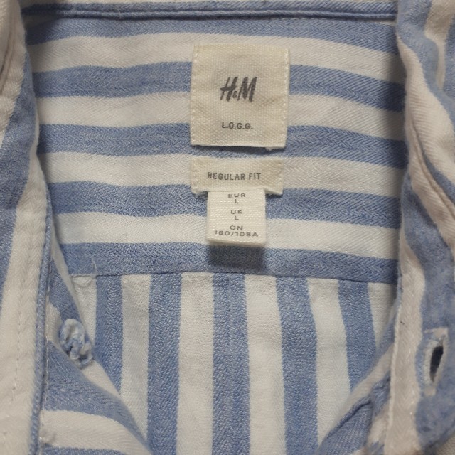 H&M(エイチアンドエム)のH&M ストライプシャツ　他1点 メンズのトップス(シャツ)の商品写真