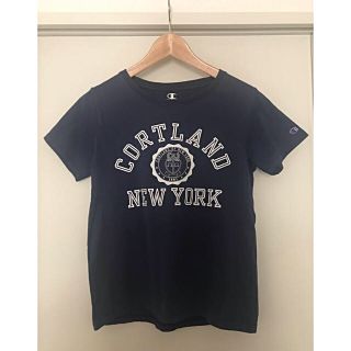 ビューティアンドユースユナイテッドアローズ(BEAUTY&YOUTH UNITED ARROWS)のchampion   チャンピオン　ロゴTシャツ　マーク　半袖　丸首　ネイビー(Tシャツ(半袖/袖なし))