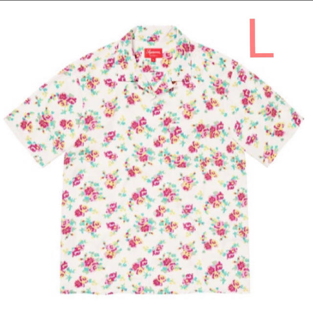 Supreme Floral Rayon S/S Shirt White  L