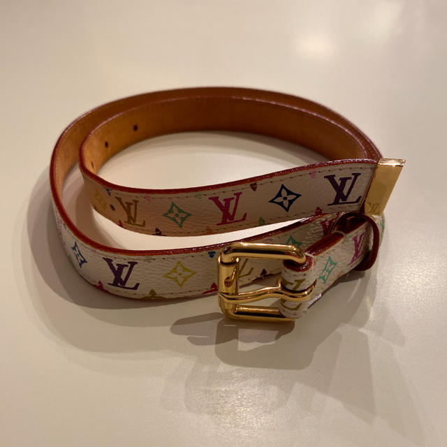 LOUIS VUITTON(ルイヴィトン)のルイ　ヴィトン　マルチカラー　モノグラム　ベルト レディースのファッション小物(ベルト)の商品写真