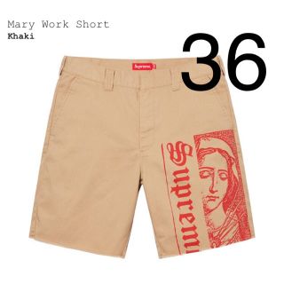 シュプリーム(Supreme)の希少 36 supreme mary work short(ショートパンツ)