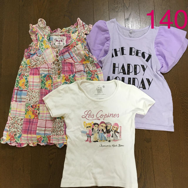 MPS(エムピーエス)のTシャツ＆チュニックセット　140 キッズ/ベビー/マタニティのキッズ服女の子用(90cm~)(Tシャツ/カットソー)の商品写真