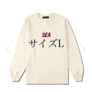 シー(SEA)のWINDANDSEA  L/S T-SHIRT L IVORY (Tシャツ/カットソー(七分/長袖))