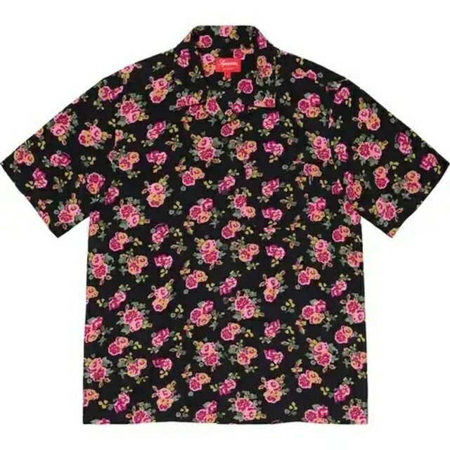 XL Supreme Floral Rayon S/S Shirt Black