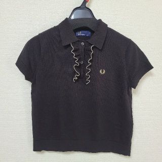 フレッドペリー(FRED PERRY)のフレッドペリー　フリル付き半袖ポロシャツ(ポロシャツ)