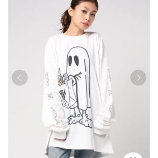 ミルクボーイ(MILKBOY)の GHOST  L.S TEE おばけ 長袖  カットソー ロンT    (Tシャツ(長袖/七分))