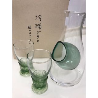 トウヨウササキガラス(東洋佐々木ガラス)の佐々木ガラス冷酒セット新品未使用(グラス/カップ)