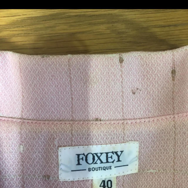 FOXEY(フォクシー)のフォクシー　ピンクスーツ レディースのフォーマル/ドレス(スーツ)の商品写真