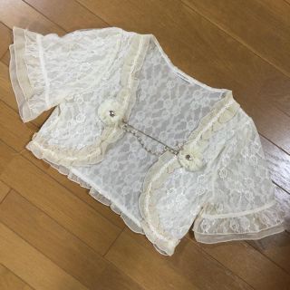 アクシーズファム(axes femme)の美品★axes femme ボレロ 半袖カーディガン(ボレロ)