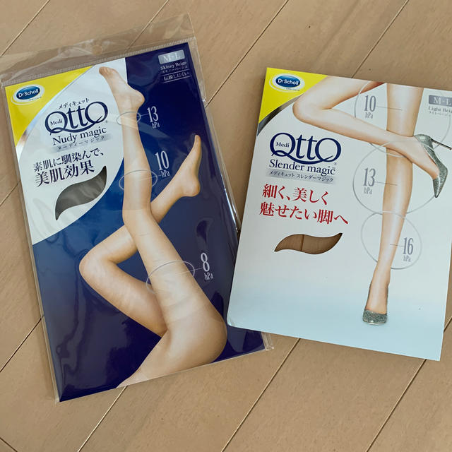 Dr.scholl(ドクターショール)のメディキュット⭐︎ストッキング2枚⭐︎MーL難あり レディースのレッグウェア(タイツ/ストッキング)の商品写真