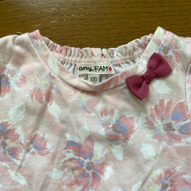 anyFAM(エニィファム)のanyFAMカットソー　 キッズ/ベビー/マタニティのキッズ服女の子用(90cm~)(Tシャツ/カットソー)の商品写真