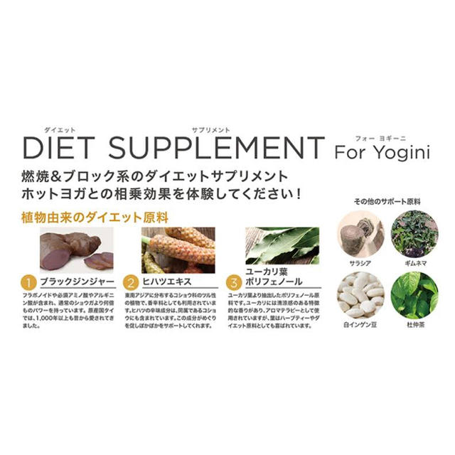 ★まきちゃん様専用★DIET SUPPLEMENT For Yogini コスメ/美容のダイエット(ダイエット食品)の商品写真