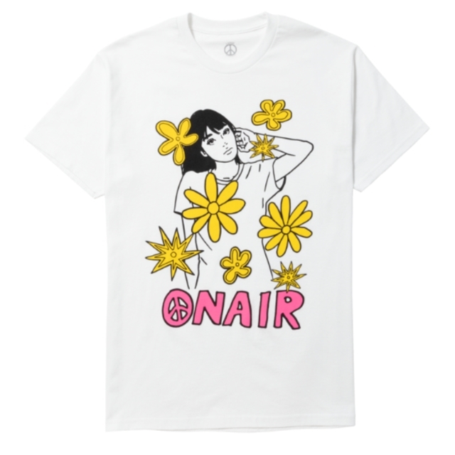 BEAMS(ビームス)の【XL】ON AIR Flowers S/SL Tee - White メンズのトップス(Tシャツ/カットソー(半袖/袖なし))の商品写真