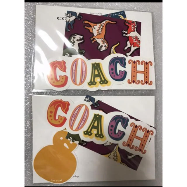 COACH(コーチ)のCoach コーチ　ポストカード　ステッカー　5枚セット レディースのレディース その他(その他)の商品写真