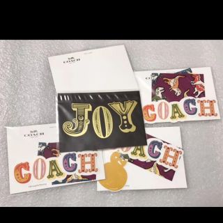 コーチ(COACH)のCoach コーチ　ポストカード　ステッカー　5枚セット(その他)